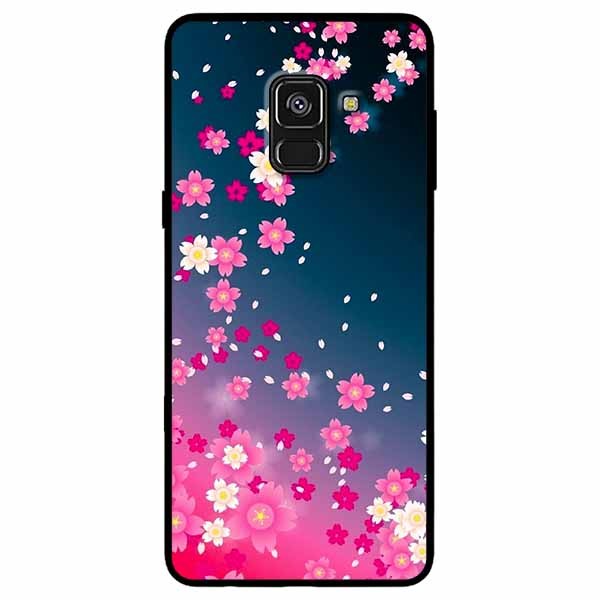 Ốp lưng dành cho Samsung A8 Plus mẫu Hoa Nhỏ Li Ti