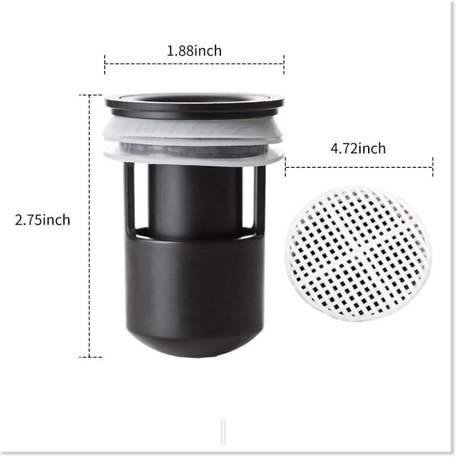 Bộ chặn mùi hôi cống, côn trùng lưới ABS + Silicone Japan  - Gia Dụng SG