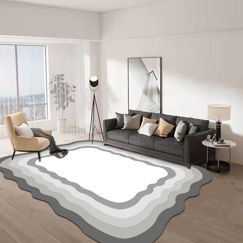 Thảm Trải Sàn Màu Gradient Đơn Giản Trang Trí Phòng Khách/Phòng Ngủ