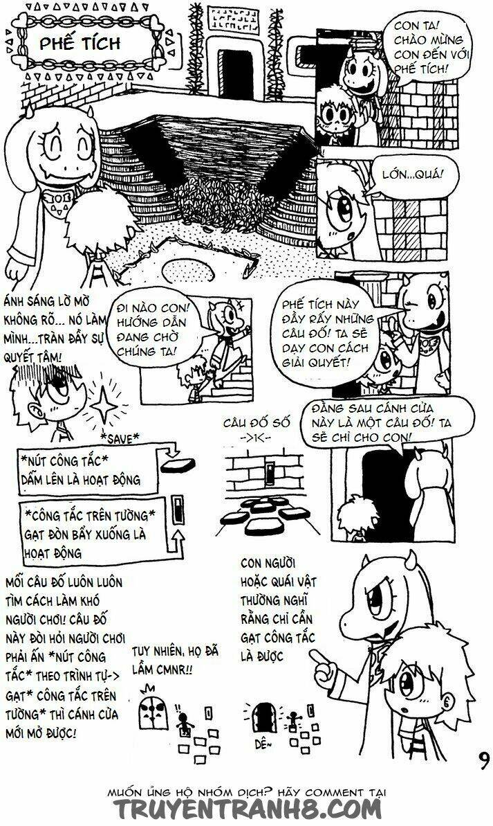undertale - câu chuyện dưới lòng đất chapter 2 2