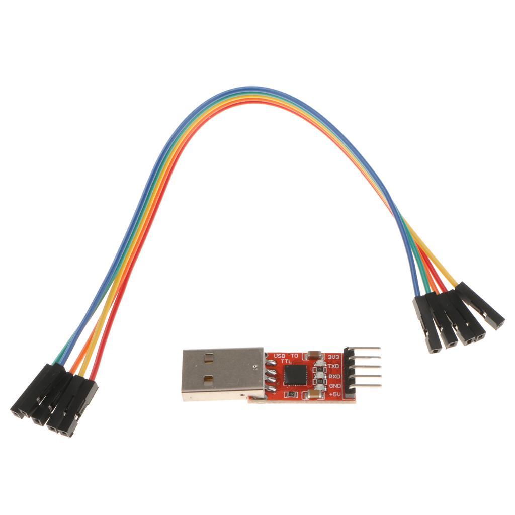 CP2102 Module USB2.0 to TTL 5Pin Connector Cable USB to Serial Module UART