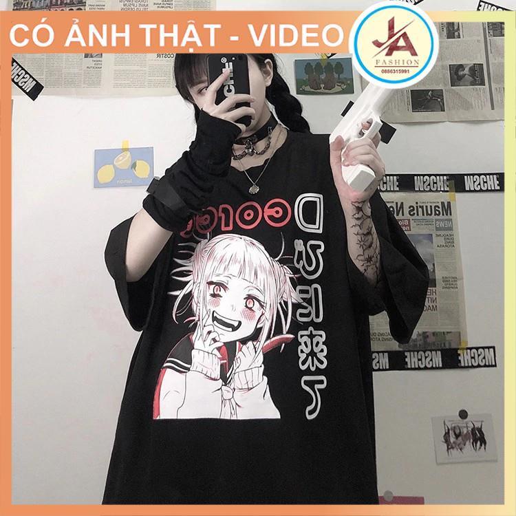 Áo Thun Nữ in hình Anime HIMIKO TOGA core chất cotton thoáng mát ,áo phông ngắn tay JASHOP JASHOP