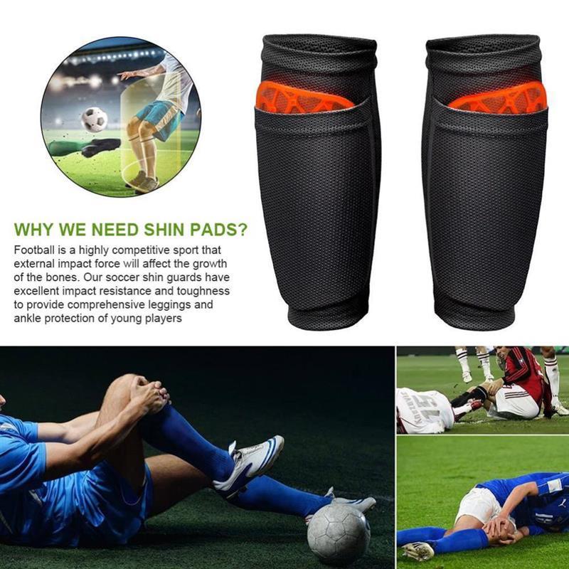 1 Pair Soccer Shin Guards Pads For Adult Kids Football Shin Pads Leg Sleeves Soccer Shin Guard Children Knee Support Pads