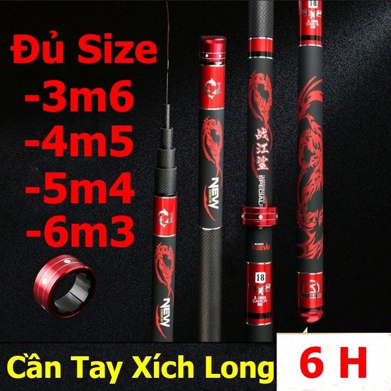 Cần câu tay dài 6m3 - 6H hàng loại 1 xích long cần tải 10kg y hình siêu đệp siêu bền