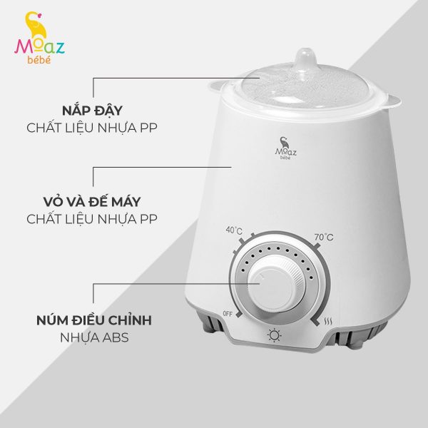 Máy hâm sữa Moaz Bébé MB-039