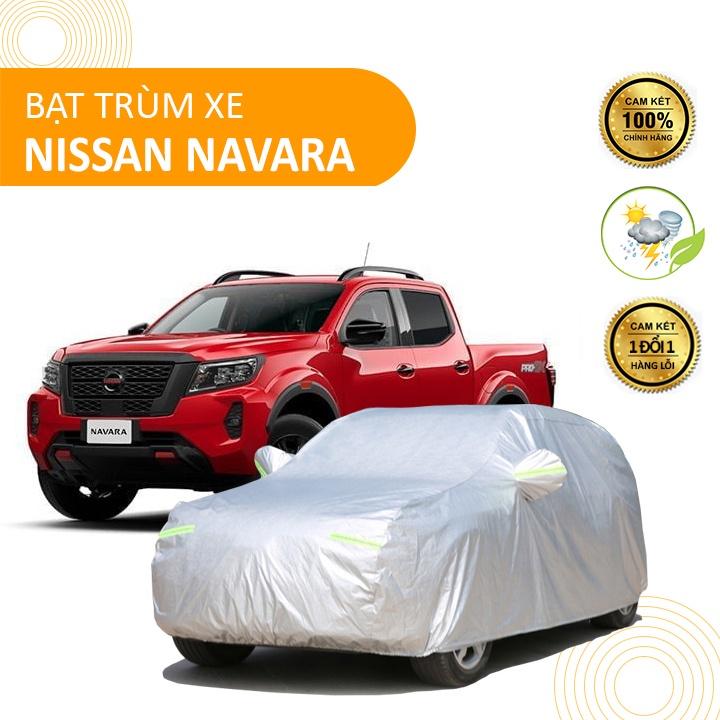 Bạt che phủ xe bán tải Nissan Navara chống nắng mưa - bạt phủ ô tô 3 lớp chống nóng không thấm nước