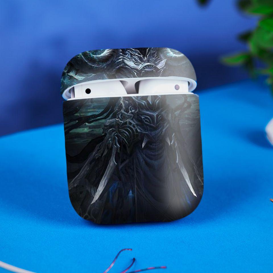 Miếng dán skin cho AirPods in hình Diablo - diabl003 (AirPods ,1 2, Pro, TWS, i12