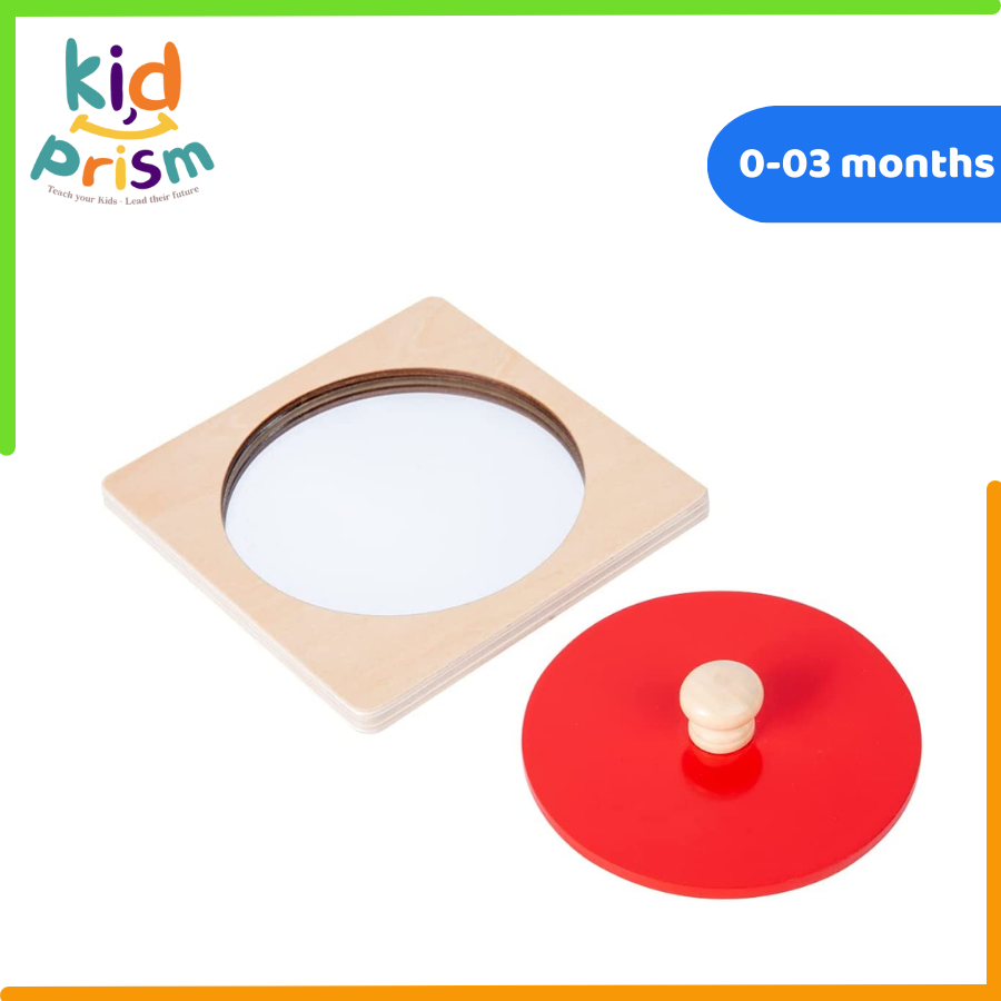 Gương Montessori - Đồ chơi giáo dục rèn luyện giác quan cho bé - Chất liệu gỗ & kính an toàn dành cho trẻ