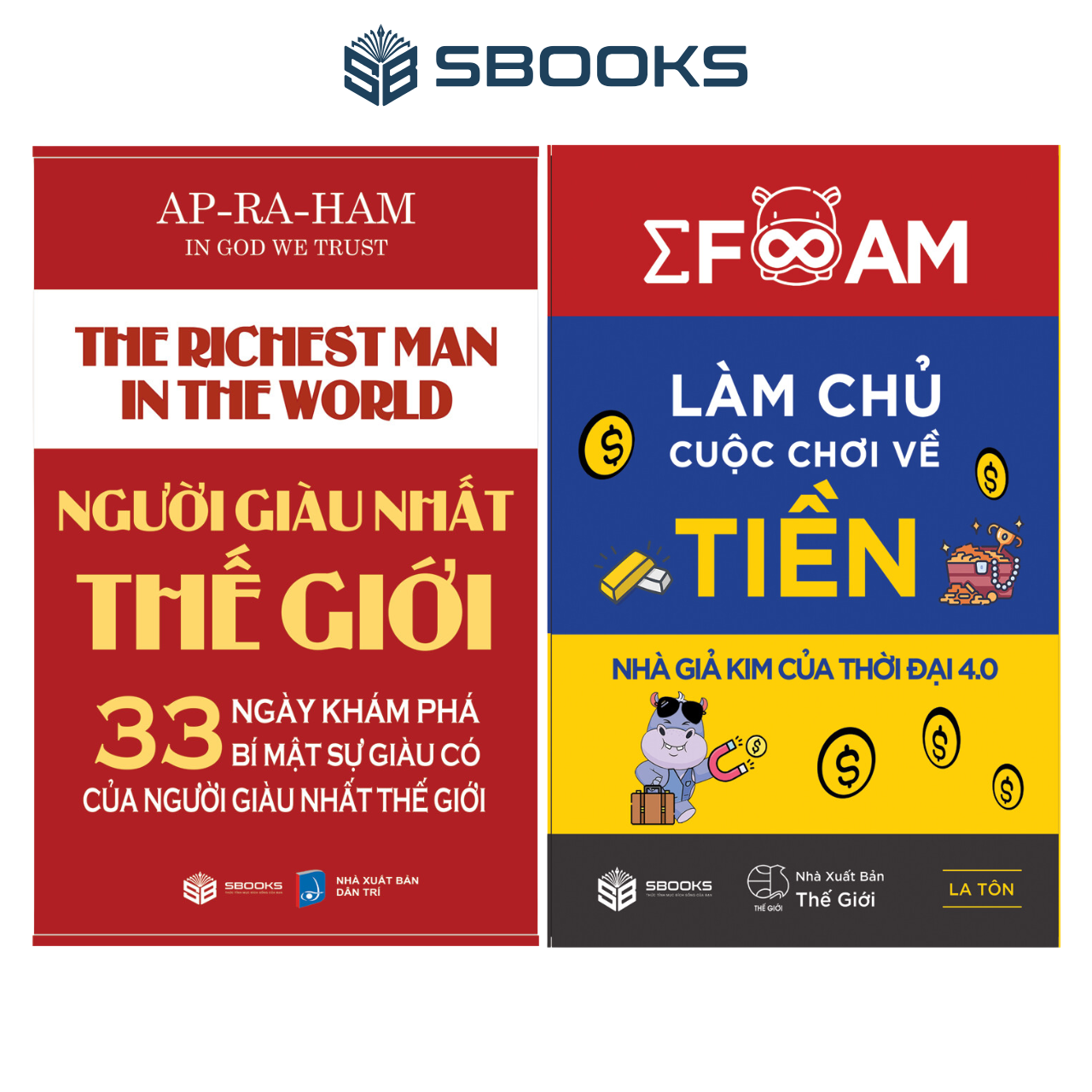 Sách Combo 2 Cuốn: Người Giàu Nhất Thế Giới + Làm Chủ Cuộc Chơi Về Tiền - SBOOKS