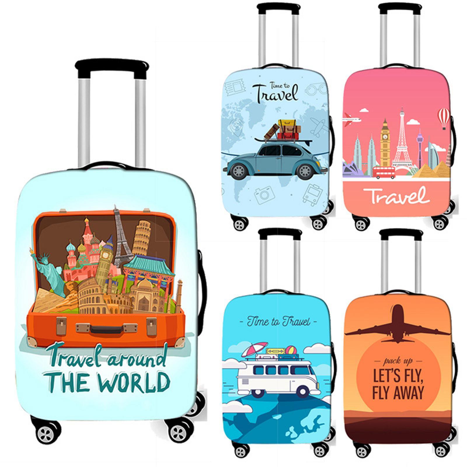Elastic Luggage Cover Anti Scratch Suitcase Protector for Girls Women Men