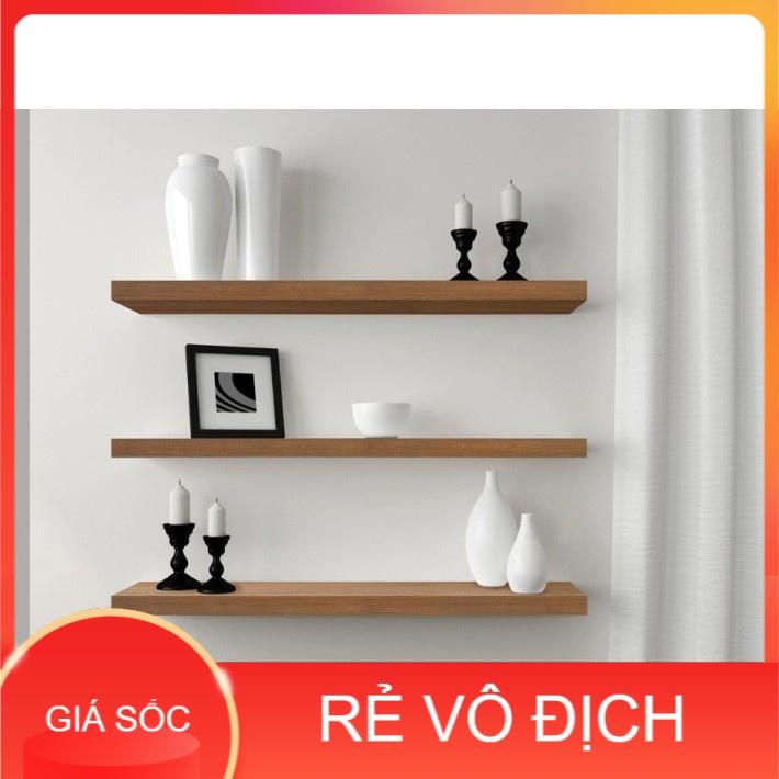 Kệ treo tường Kệ sách gỗ treo tường hàn quốc tự lắp ráp decor phòng gỗ MDF chống ẩm ND002