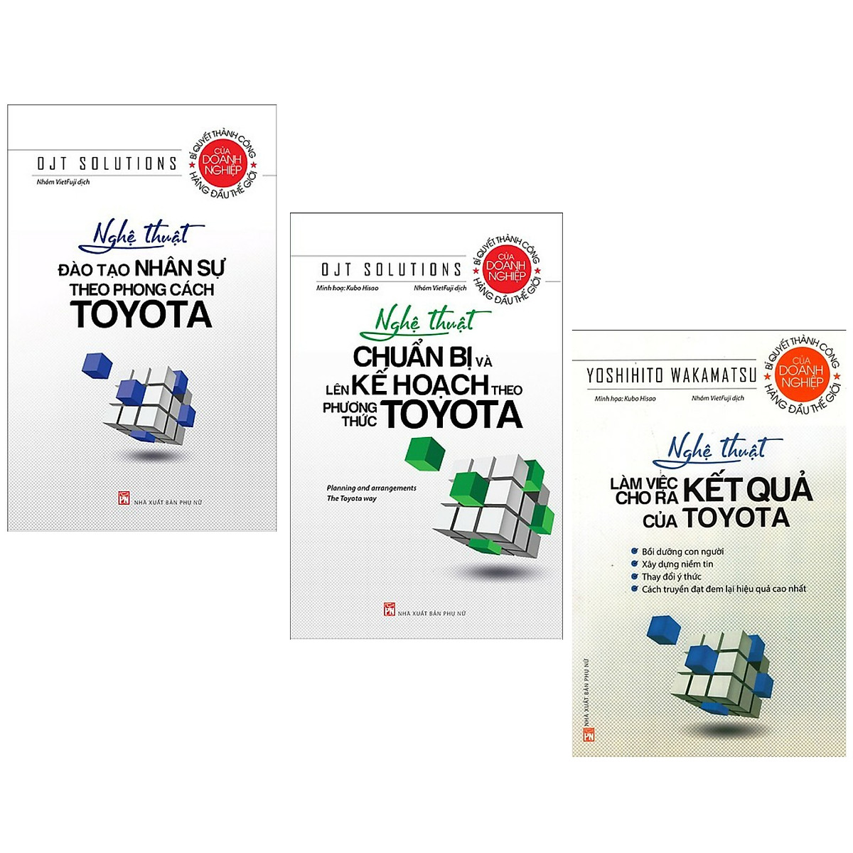 Combo Toyota: Nghệ Thuật Đào Tạo Nhân Sự Theo Phong Cách Toyota + Nghệ Thuật Chuẩn Bị Và Lên Kế Hoạch Theo Phương Thức Toyota + Nghệ Thuật Làm Việc Cho Ra Kết Quả Của Toyota (Bộ 3 Cuốn Sách Giúp Bạn Làm Việc chuyên Nghiệp