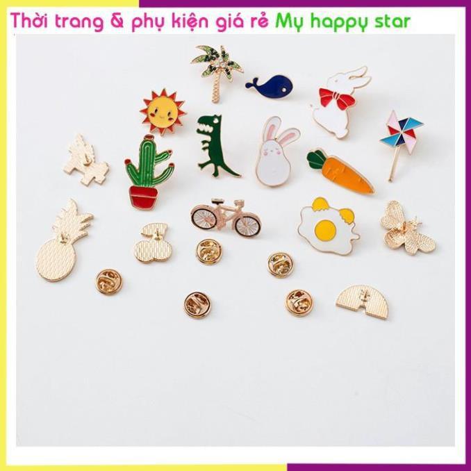 Ghim cúc cài áo - Mũ - Khăn - Balo trang trí GC05