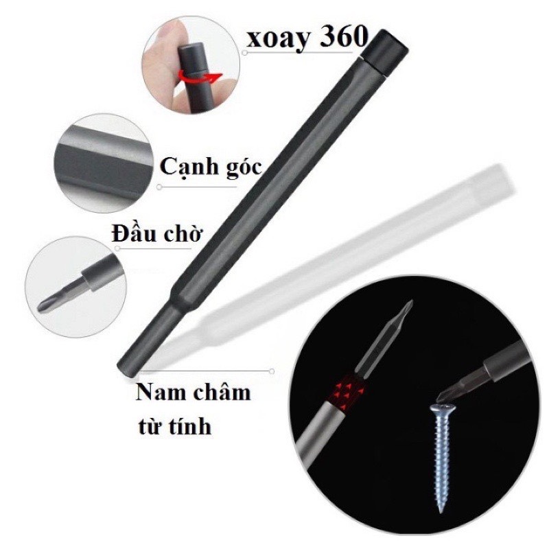 Bộ Tua Vít Nam Châm 33 Trong 1 Đa Năng Sửa Chữa Đa Năng