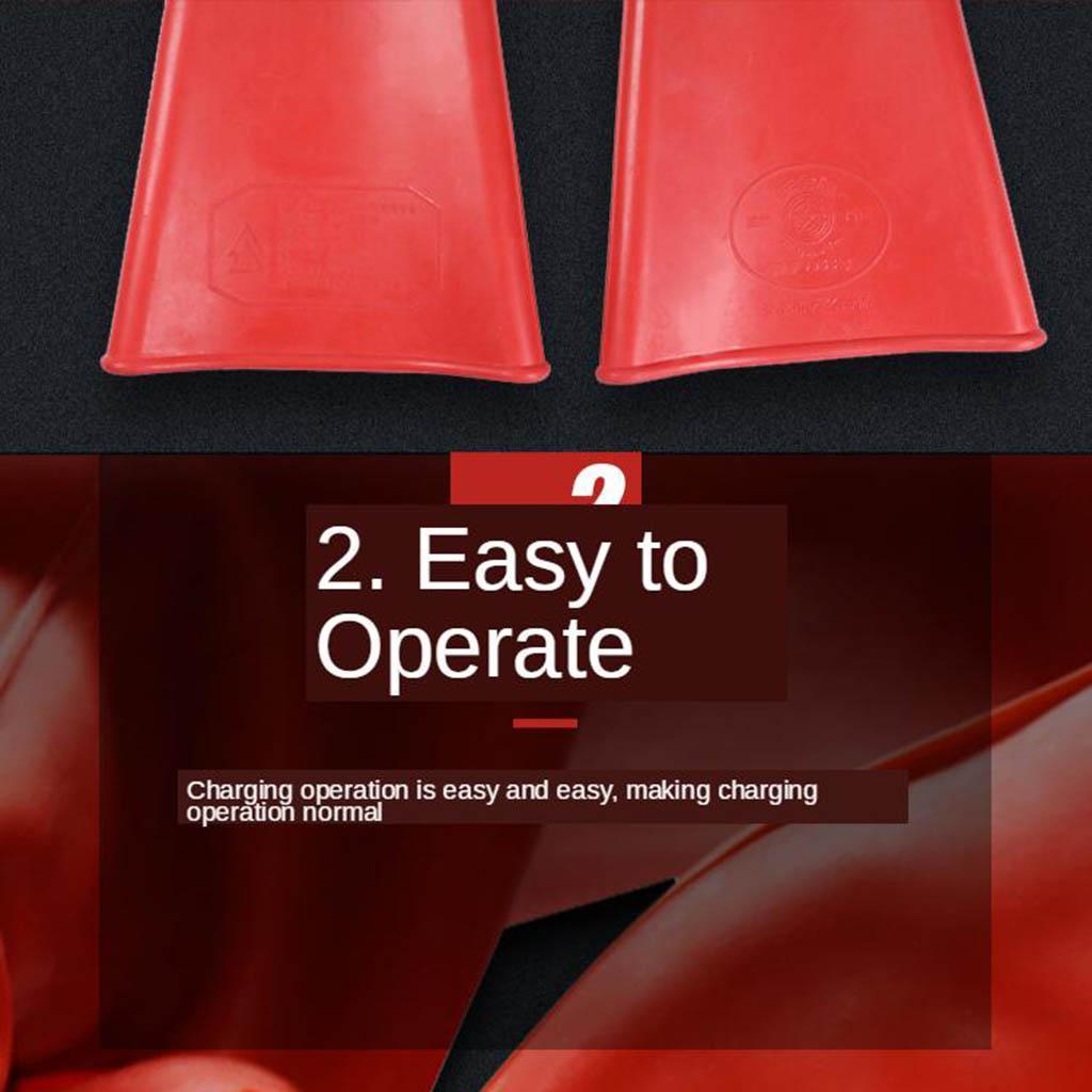 High Voltage Electricians Insulating Gloves Rubber , Cold Resistant Insulated Gloves