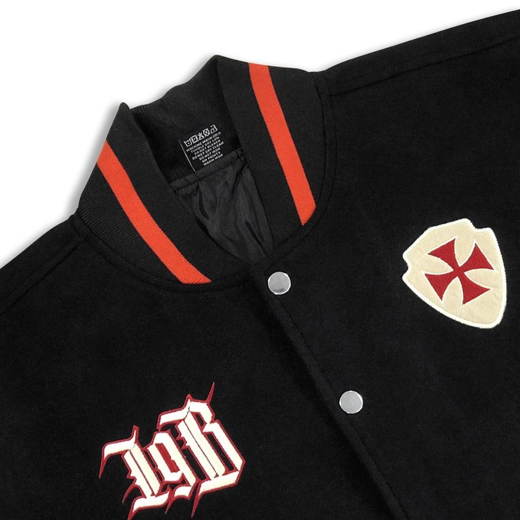 Áo Khoác Varsity Battle Cry Đen iMA God Breaker (iGB Black Battle Cry Varsity)