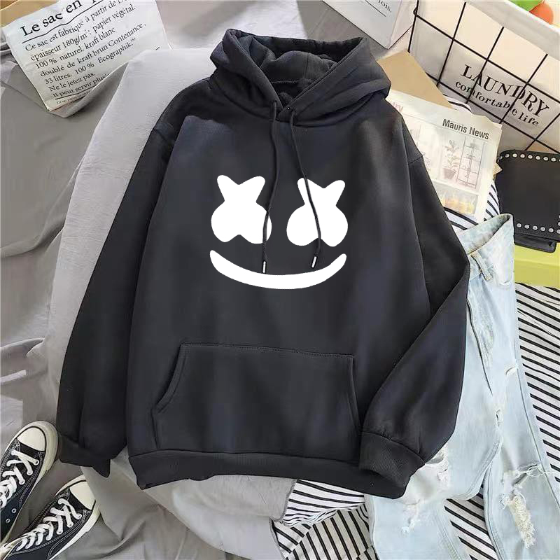 Áo Khoác Hoodie Nam DJ MarshMello Đẹp Nhất Form Rộng Thoải Mái Vải Nỉ Dầy