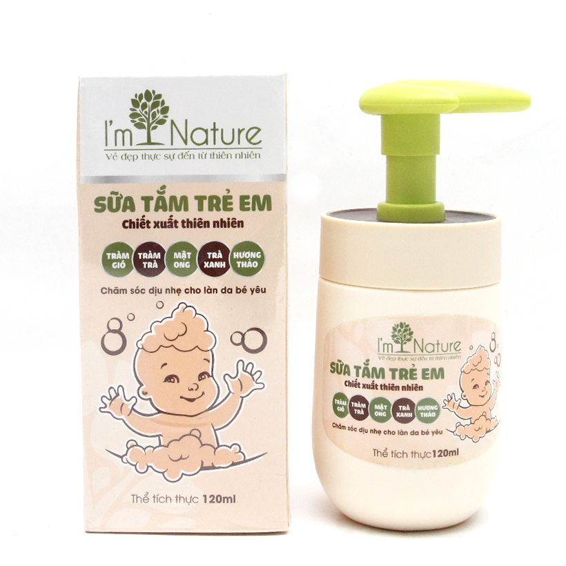 Sửa tắm trẻ em I’M NATURE 120ml