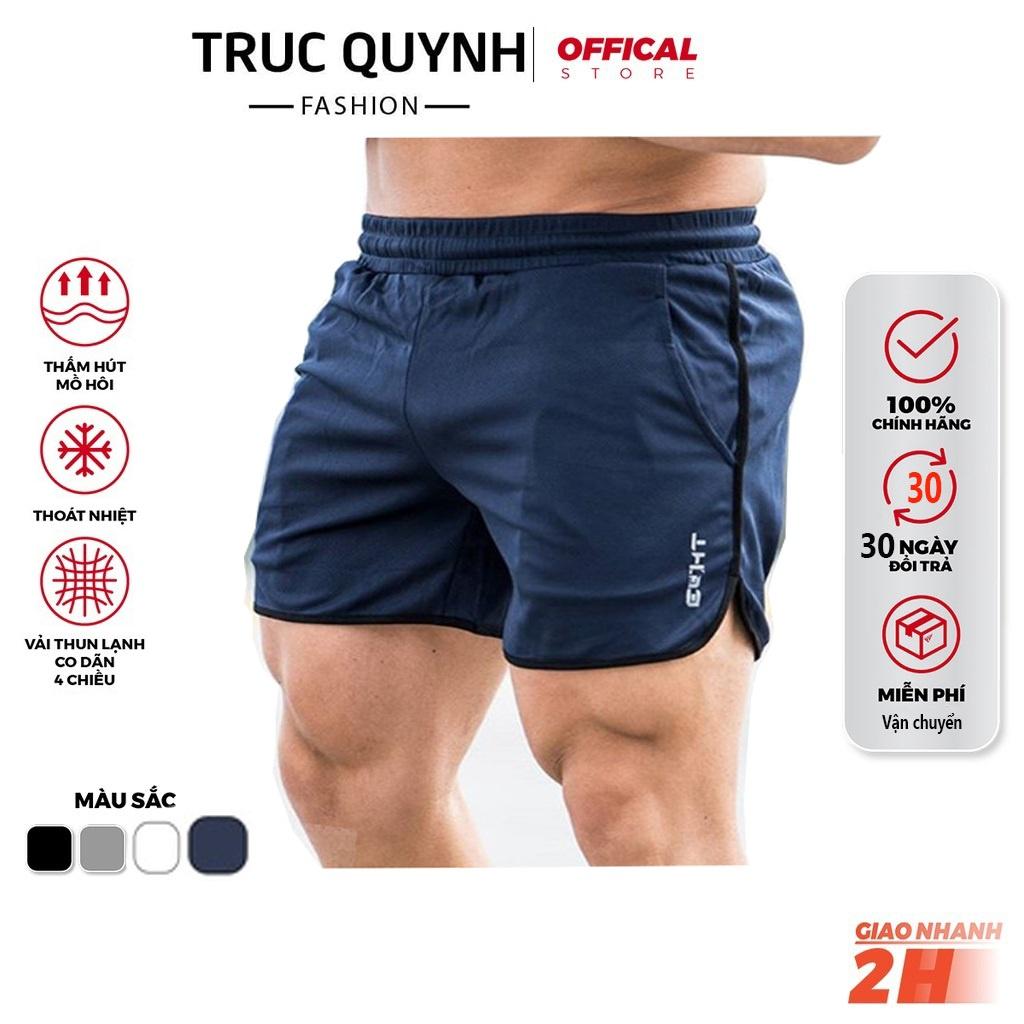 Quần Đùi Thun lạnh Thể Thao Nam Quần Đùi Tập Gym Nam Chất liệu vải co giãn 4 chiều QSGM003