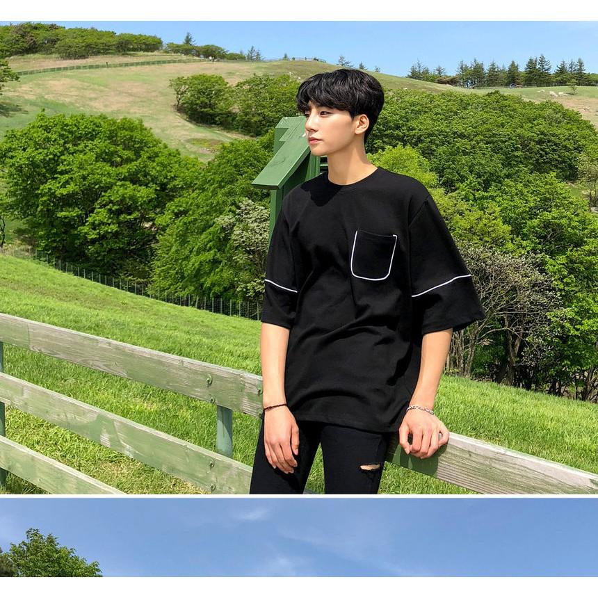 Áo THUN NAM TAY LỠ STEE THE LINE Trùm Unisex