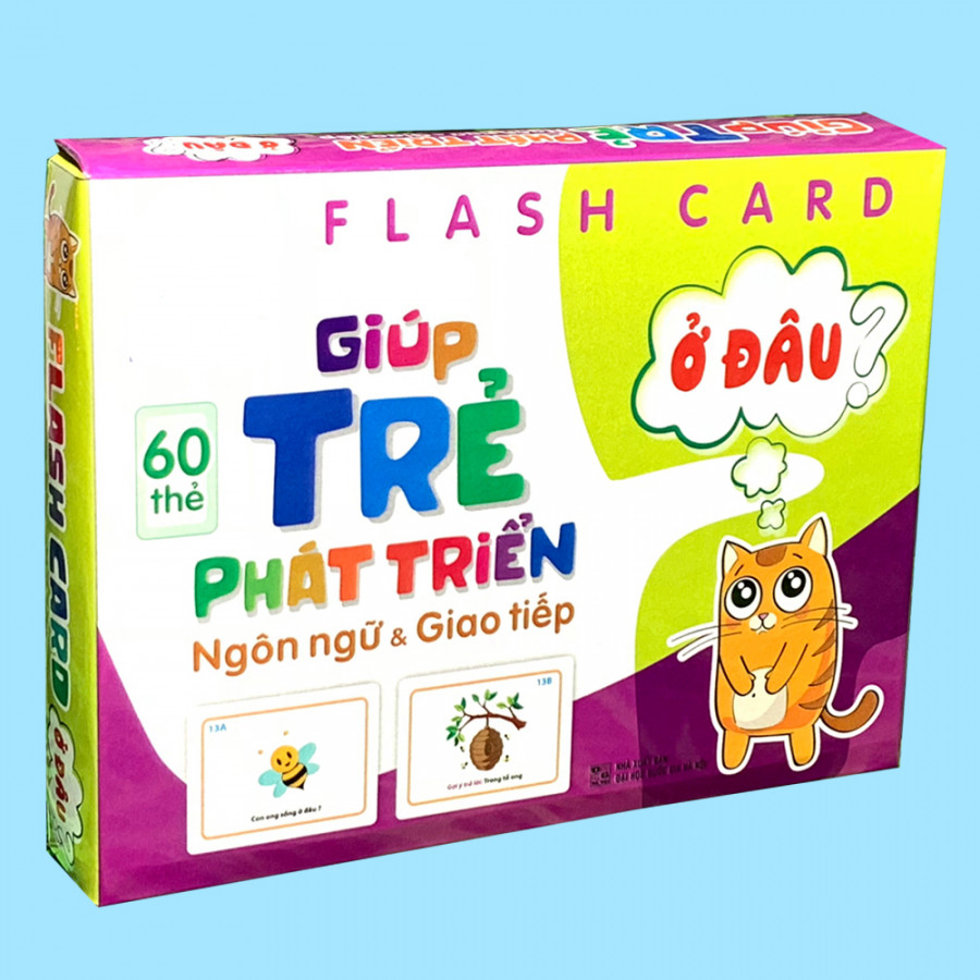 Bộ 60 Thẻ Học Flashcard Giúp Bé Tăng Khả Năng Giao Tiếp Và Mở Rộng Vốn Từ