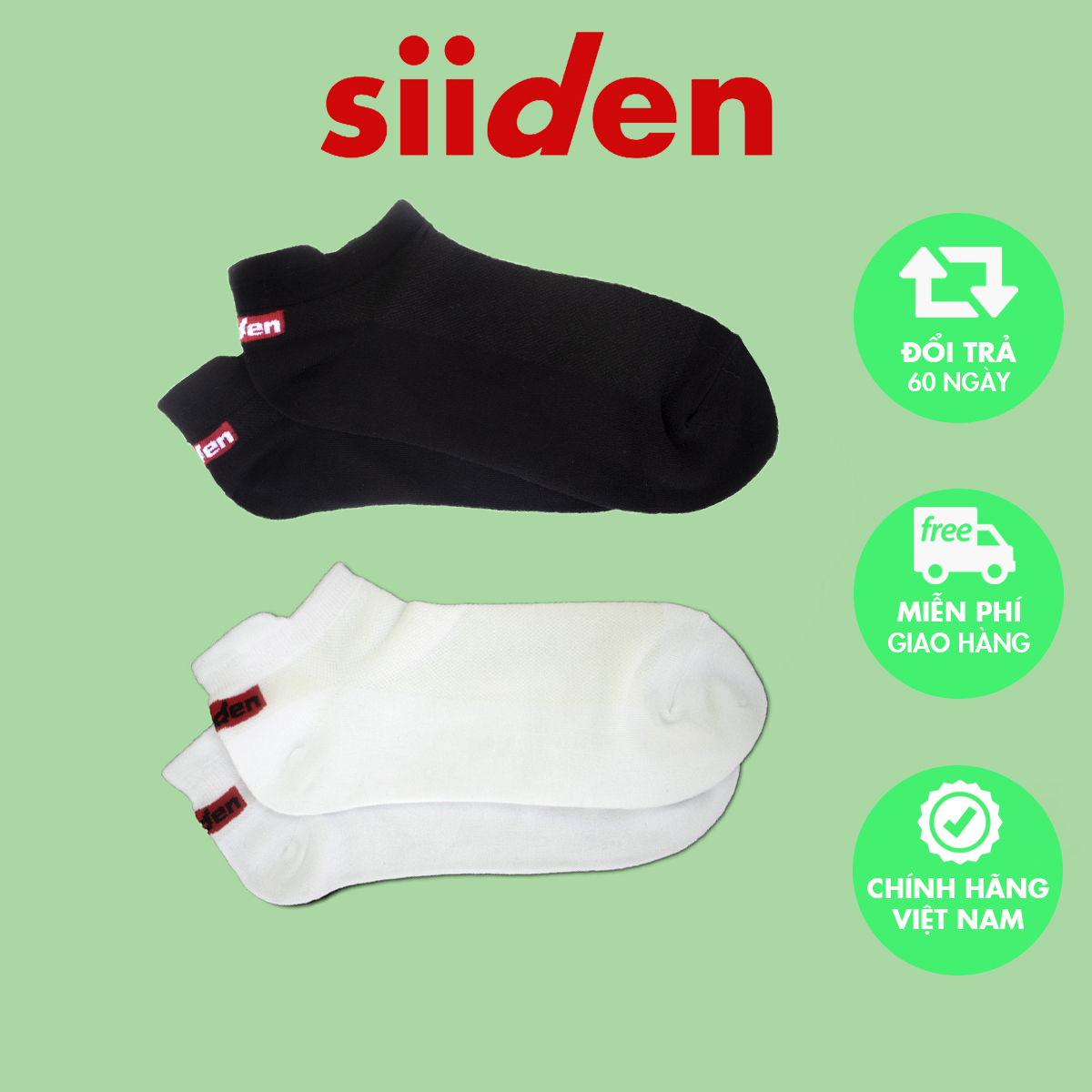 Combo 2 đôi tất cổ ngắn nam nữ sợi modal thoáng khí khử mùi  - CB2U022