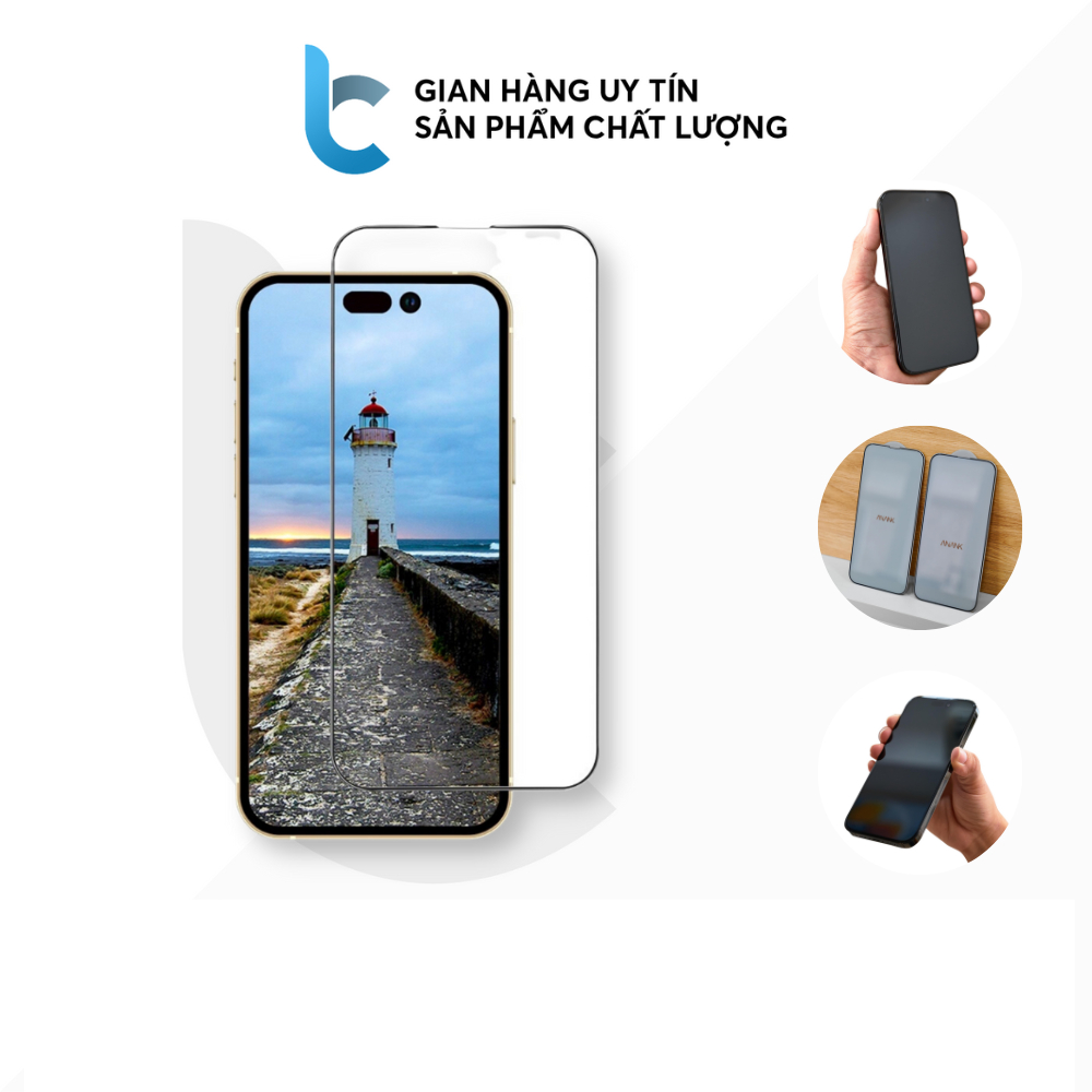 Kính Cường Lực Dành Cho iPhone Anank Trong Suốt 2.5D