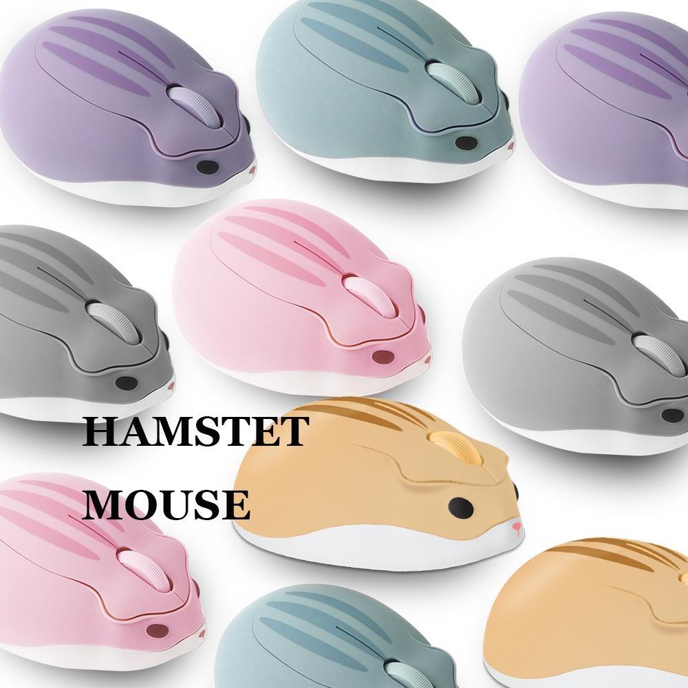 Chuột Không Dây 2.4Ghz Hình Chuột Hamster Dễ Thương