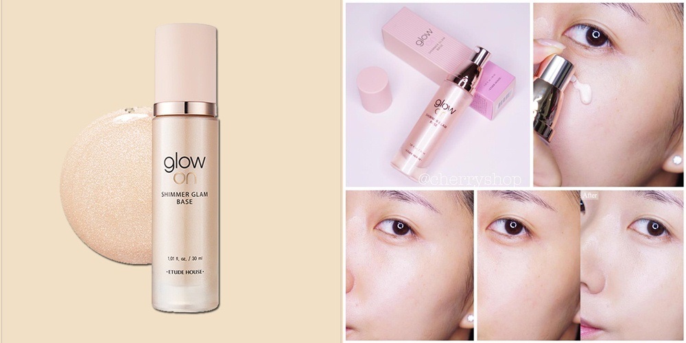 Kem lót bắt sáng Etude House-Shimmer Glam Base Glow on