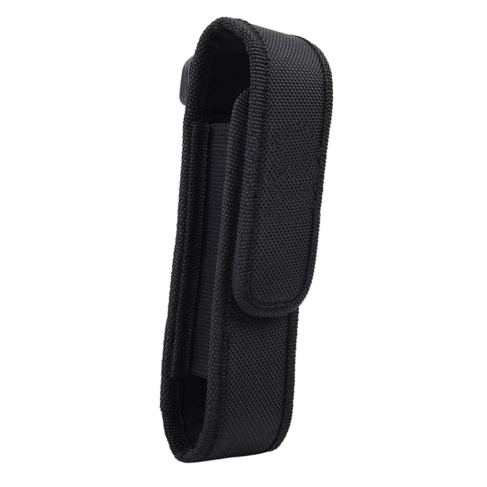 Portable Flashlight Adjustable Nylon Durable Flashlight Protect Case Flashlight Storage Bag for Hiking Walking Cycling Camping