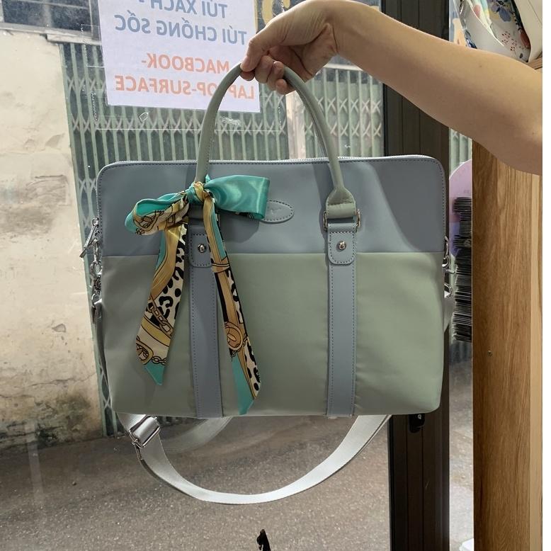Túi xách laptop chống sốc cao cấp cho nữ. Túi chống sốc macbook, laptop thời trang cho nữ 13inch,14inch,15.6"