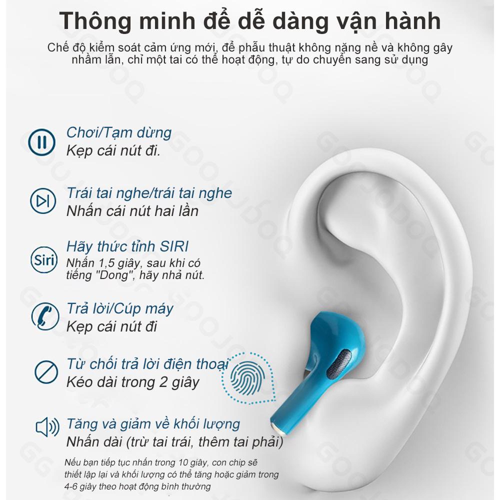Tai nghe Bluetooth GOOJODOQ không dây IPX5 TWS 5.3 Âm thanh nổi Hi-Fi kèm hộp sạc Màn hình hiển thị điện kỹ thuật số LED