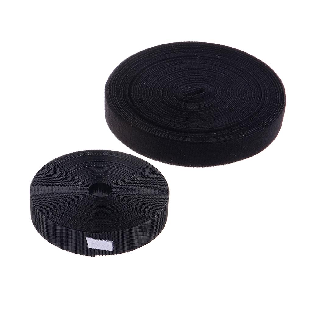 1.94M*20mm Sticky Self Adhesive Hook And Loop Tape Fastener Strip Solid