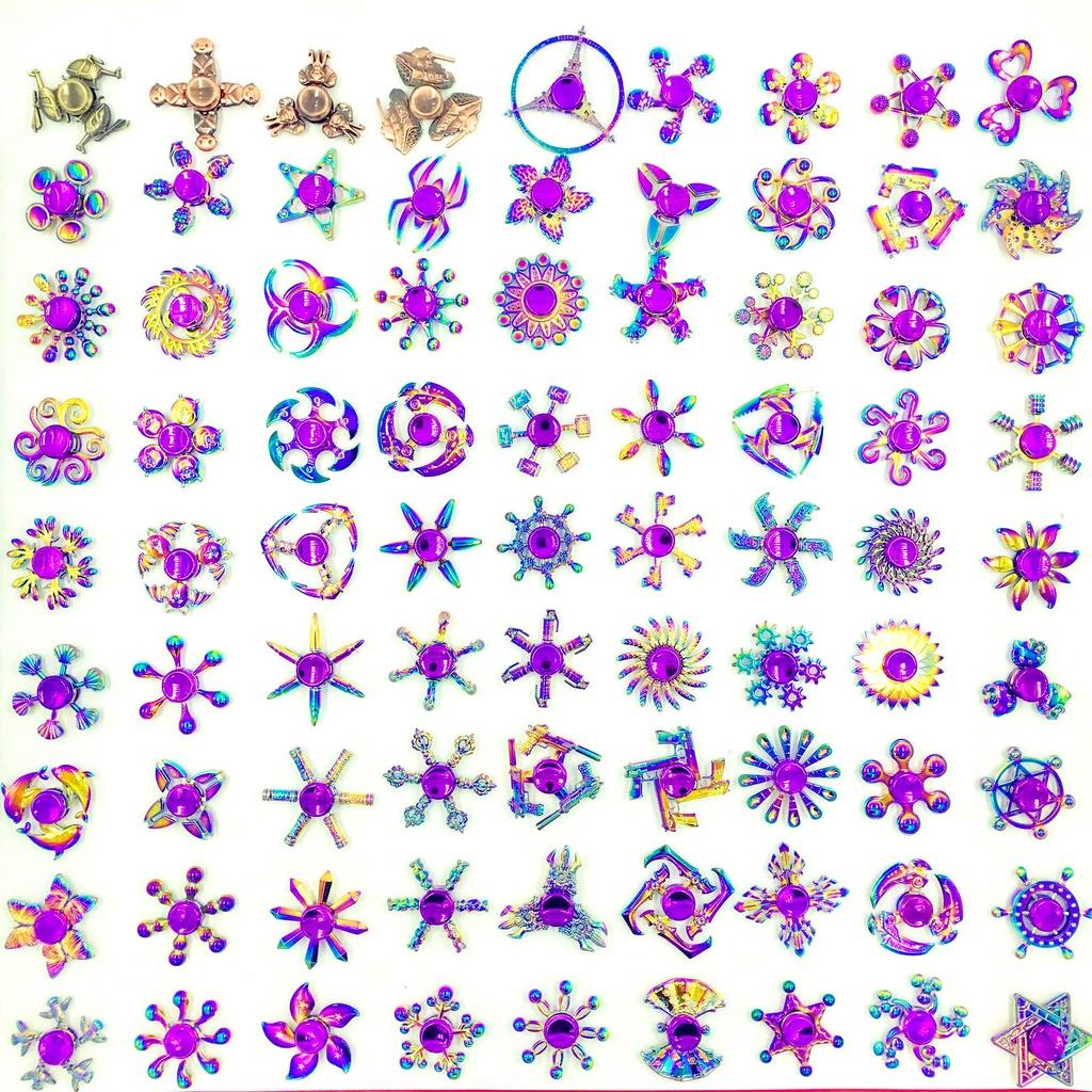 (MớI) Con Quay Đồ Chơi Fidget Spinner BằNg HợP Kim KẽM NhiềU MàU GiúP GiảM stress