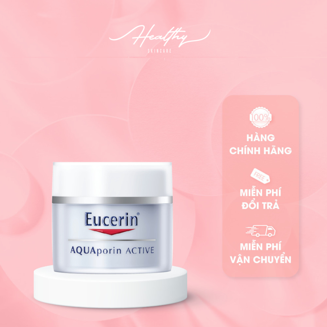 Kem dưỡng ẩm dịu nhẹ cho da thường đến da hỗn hợp Eucerin Aquaporin Active Cream 50ml