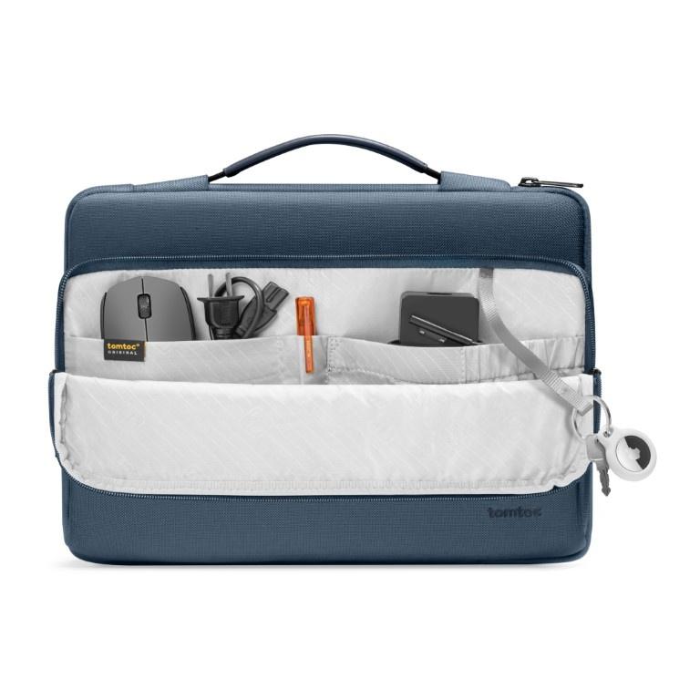 Túi xách chống sốc Tomtoc Briefcase cho Macbook Pro màu Dark Blue - Hàng chính hãng