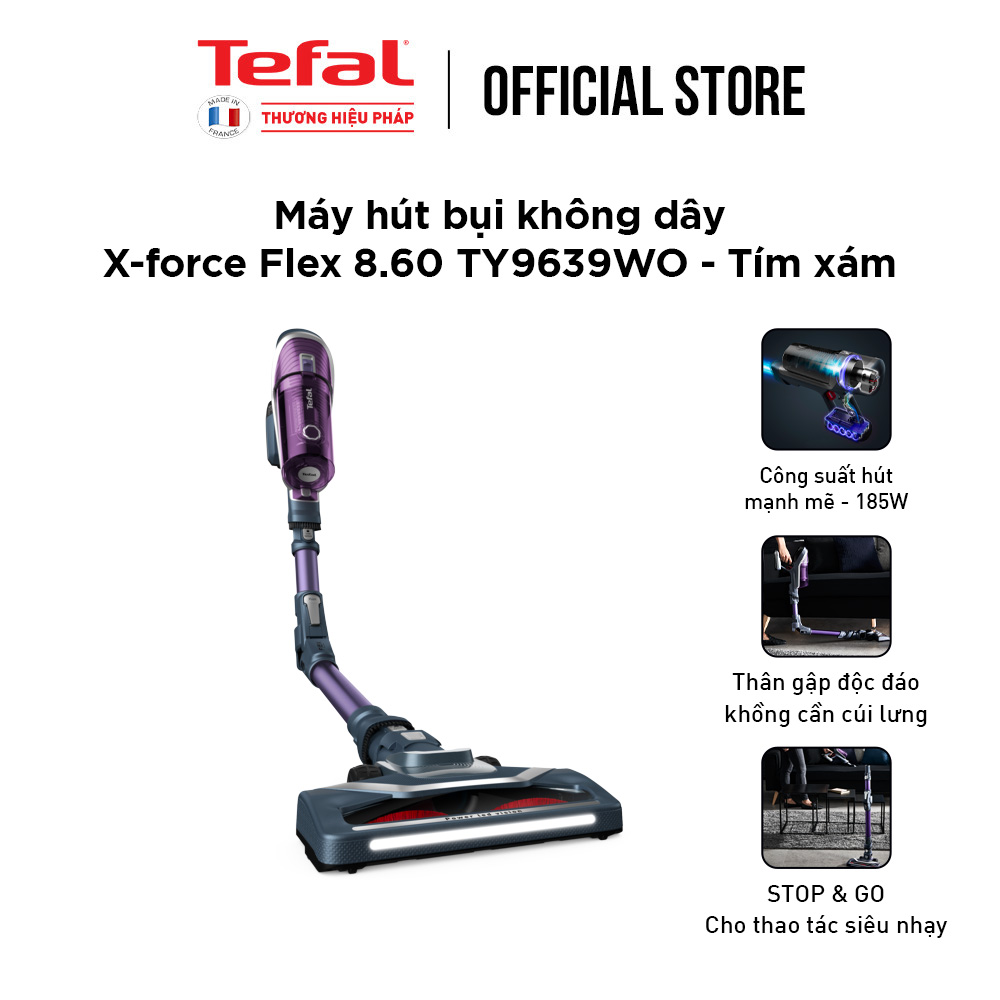 Máy hút bụi cầm tay không dây Tefal TY9639WO- Hàng chính hãng