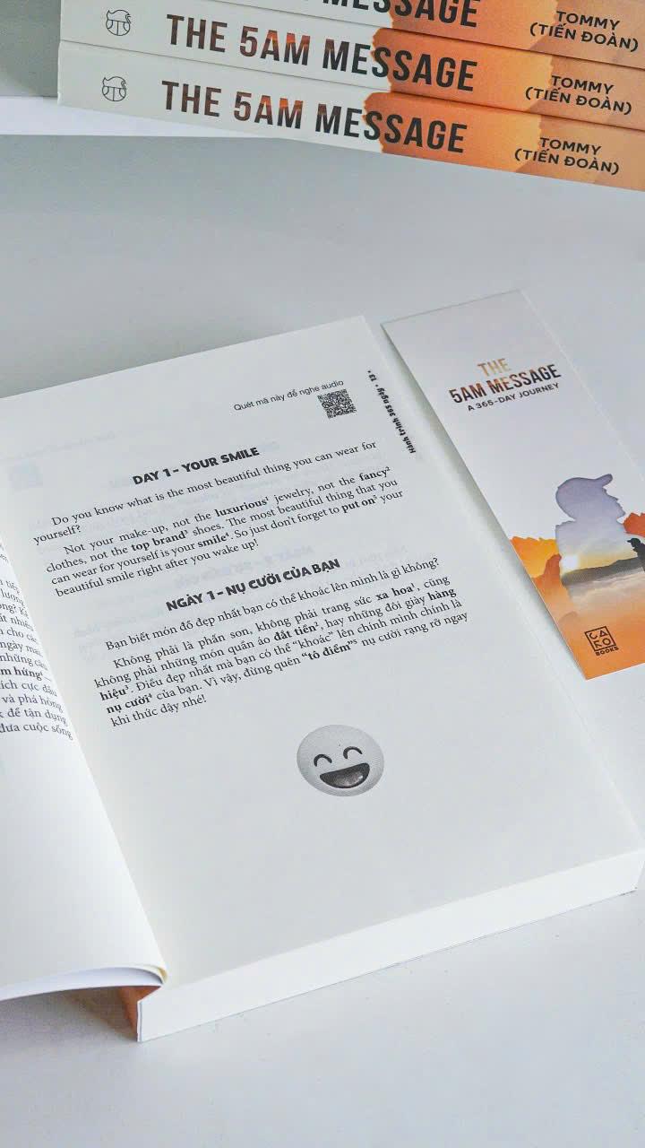 Sách - The 5AM Message - A 365-Day Journey - Hành Trình 365 Ngày