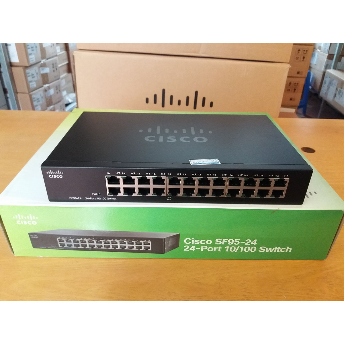 Bộ chia mạng Switch Cisco SF95-24 SMB 95 Series 24-Port 10/100 Mbps - Hàng nhập khẩu