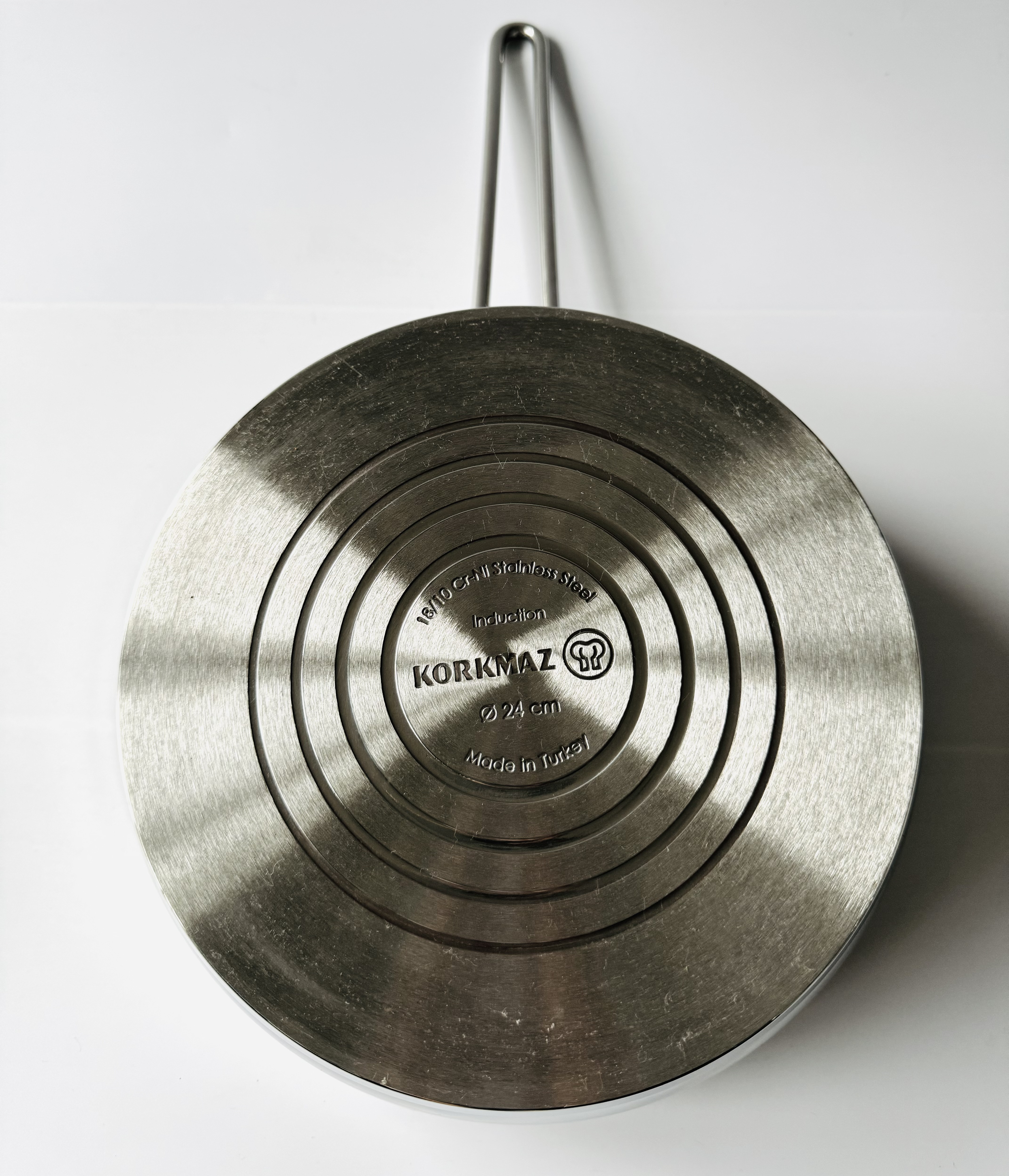 Chảo Inox 304 A2020 24cm - Thổ Nhĩ Kỳ - Hàng Chính Hãng