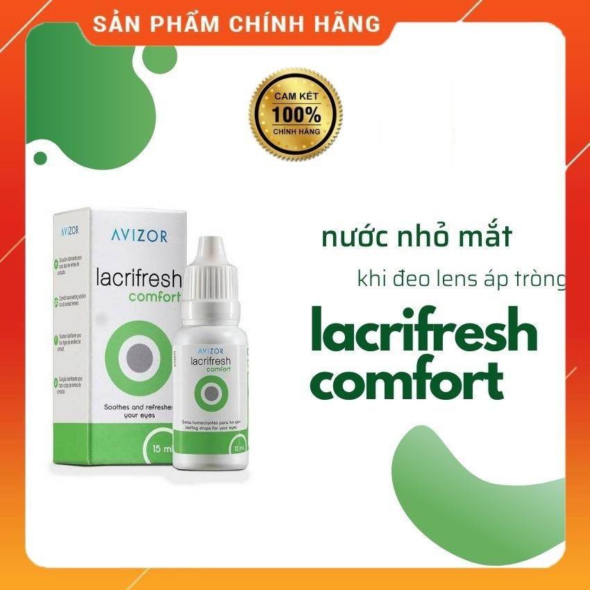 Nước mắt nhân tạo dành cho Kính áp tròng ban đêm Fargo Avizor Lacrifresh Comfort dạng đóng chai 15ml