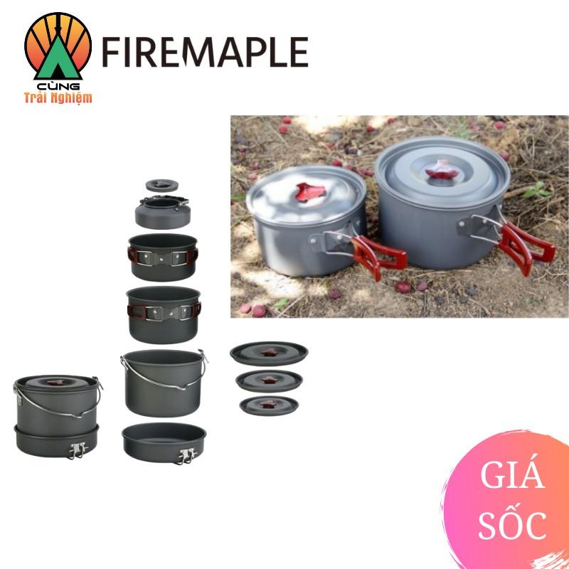 COMBO Nồi Chảo Nấu Ăn 5 Trong 1 Tiện Lợi Chuyên Dụng Dã Ngoại Fire Maple FMC-212 Gọn Nhẹ