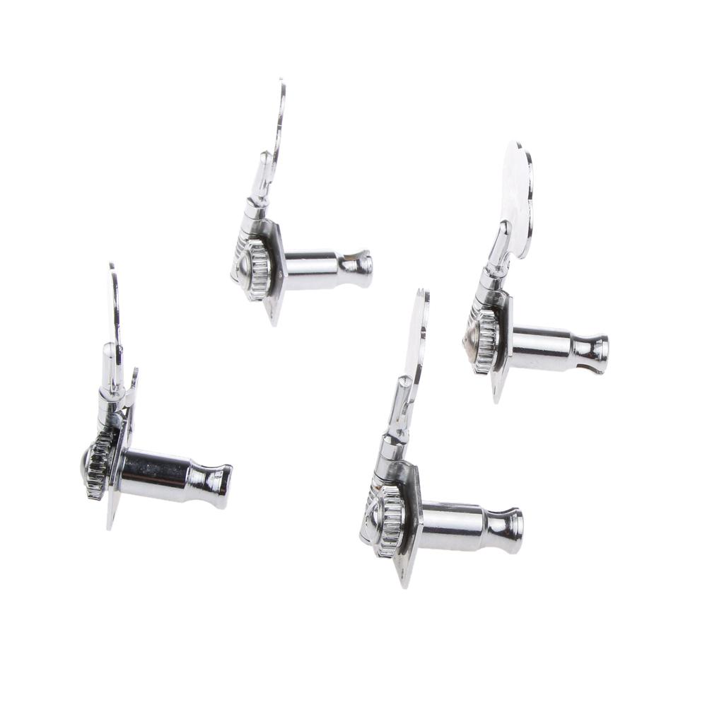 Sunnimix Kim Loại 4 Dây Jazz P Chỉnh Bass Chốt Máy Đầu 4 R Dây Chốt Bộ