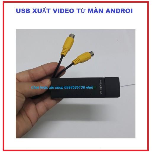 BỘ CÁP USB CHUYỂN ĐỔI XUẤT OUT VIDEO TỪ MÀN HÌNH ANDROI KHÁC