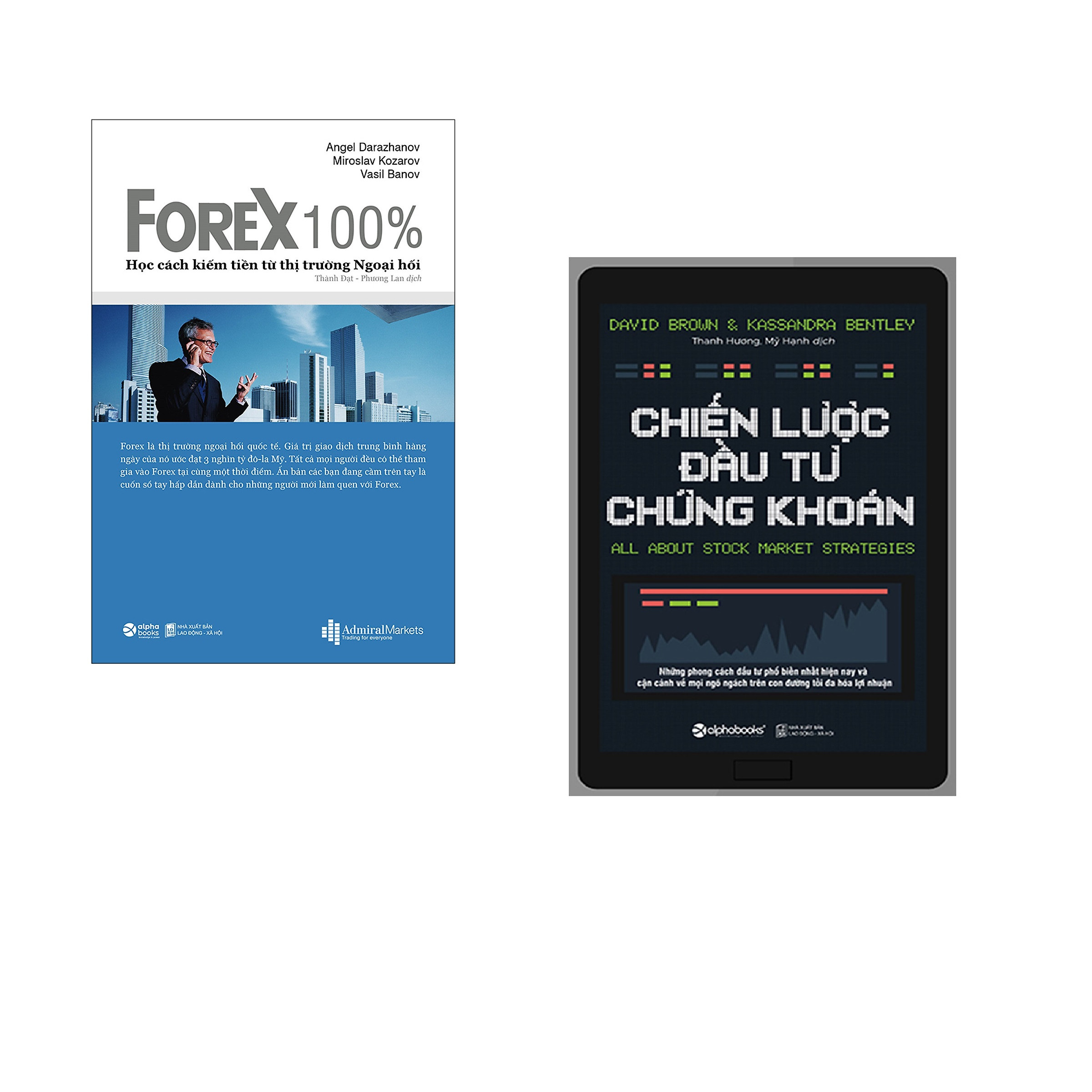 Combo 2 cuốn sách: Forex 100% - Học Cách Kiếm Tiền Trên Thị Trường + Chiến Lược Đầu Tư Chứng Khoán