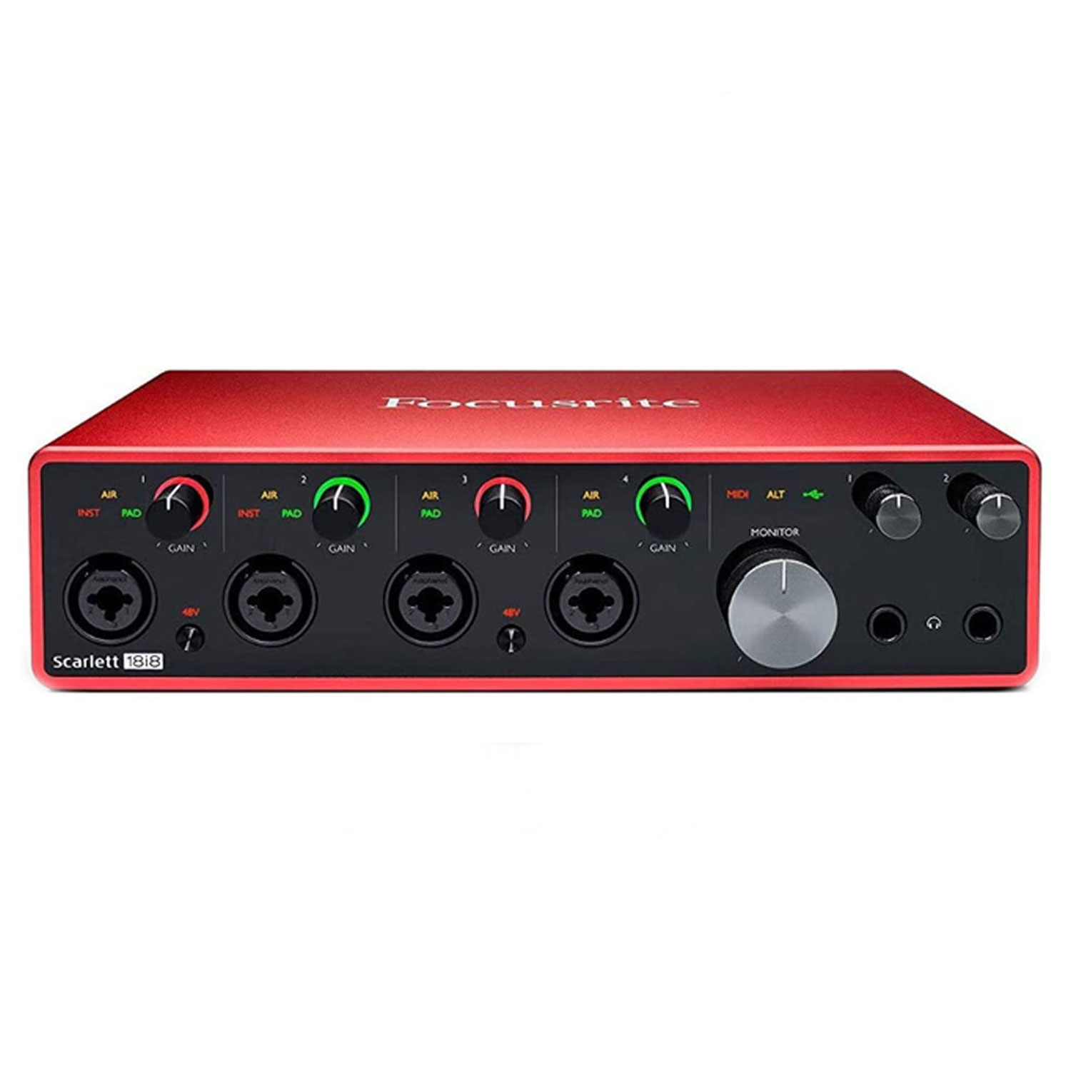 [Tặng Cable] Focusrite Scarlett 18i8 Gen 3 Sound Card Âm Thanh - Focus USB Audio Interface SoundCard 3rd - Gen3 Hàng Chính Hãng