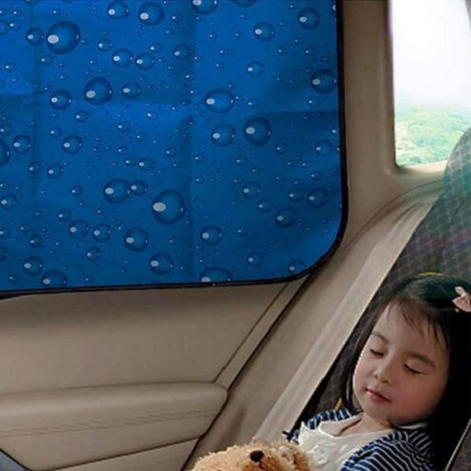 4-pack Anti-UV Car Magnetic Side Window Sunshade Shade Premium Retractable
