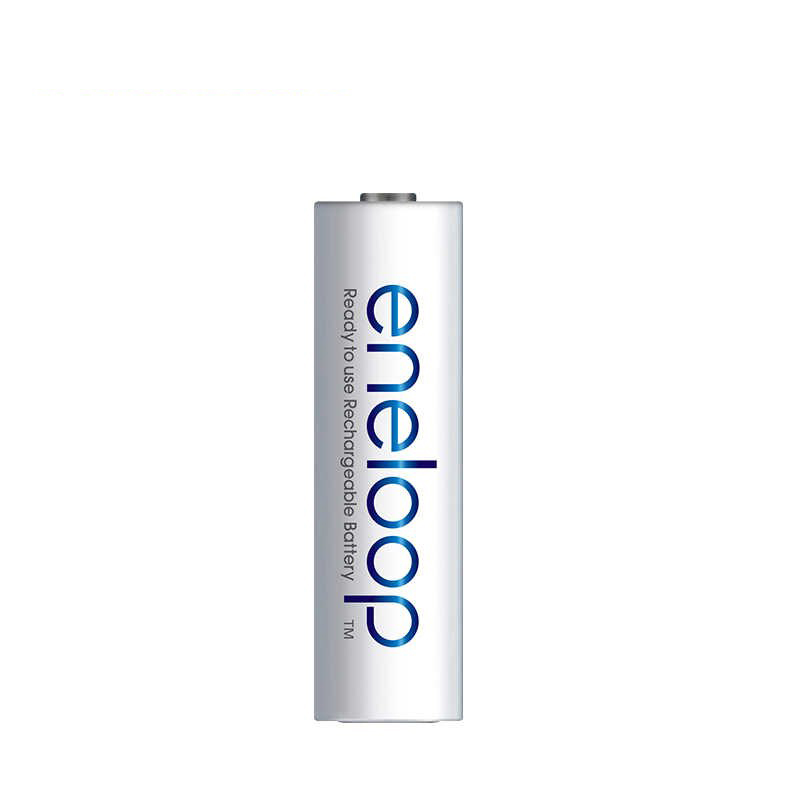 Pin sạc AA Eneloop 1900mAh Vỉ 4 Viên - phiên bản nội địa box Nhật (Trắng) Hàng Nhập Khẩu