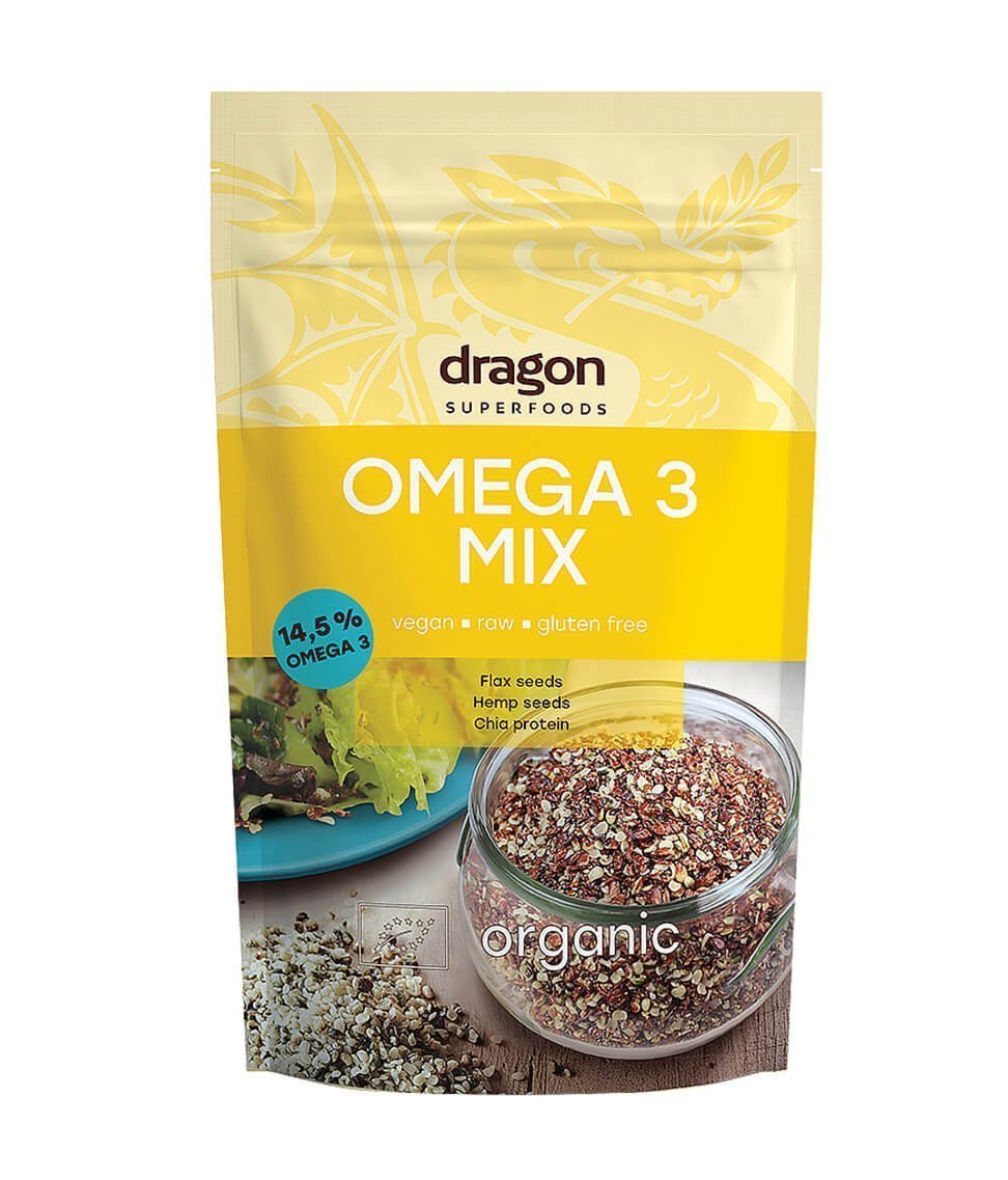 Bột Omega 3 Mix Dragon Superfoods 200g (hạt lanh, hạt gai dầu, protein hạt chia)