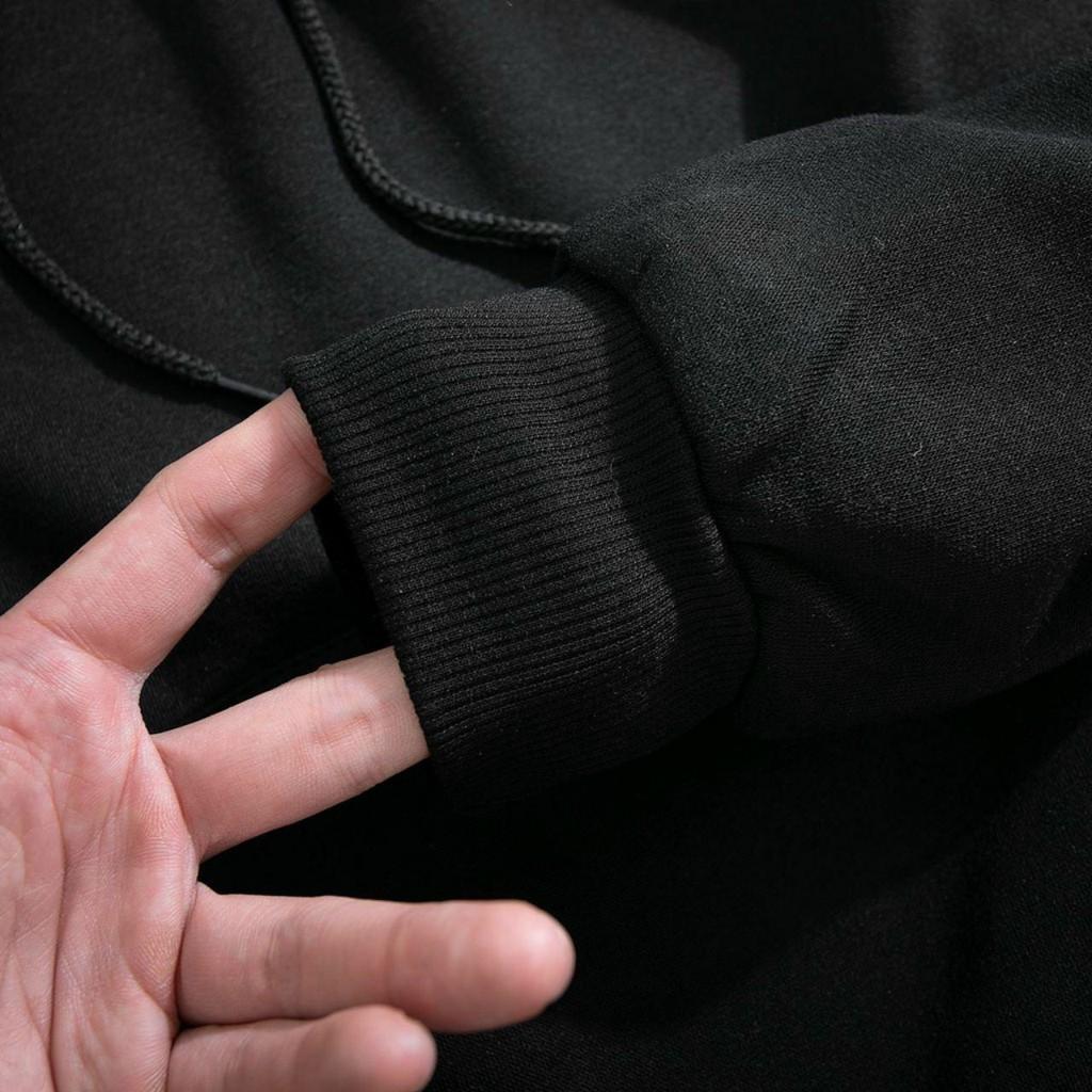 Áo Hoodie Nỉ Trơn Unisex Vải Mềm Mịn